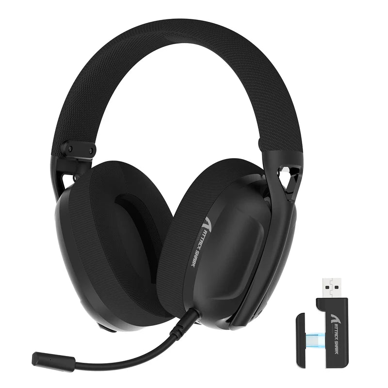 ATTACK SHARK L80 Ultra-Light Tri-Mode Gaming Headset - Black