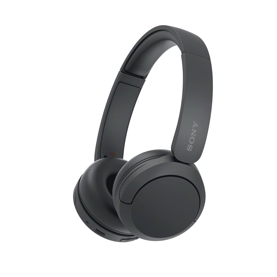 Sony WH-CH520 Bluetooth On-Ear Headphones with Mic - Black
