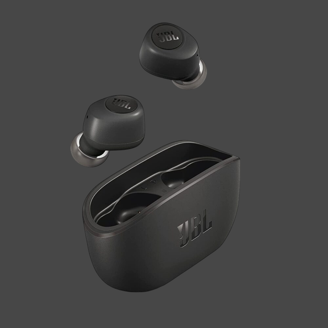 JBL Wave 100 True Wireless Earbuds - Black - Original JBL Buds