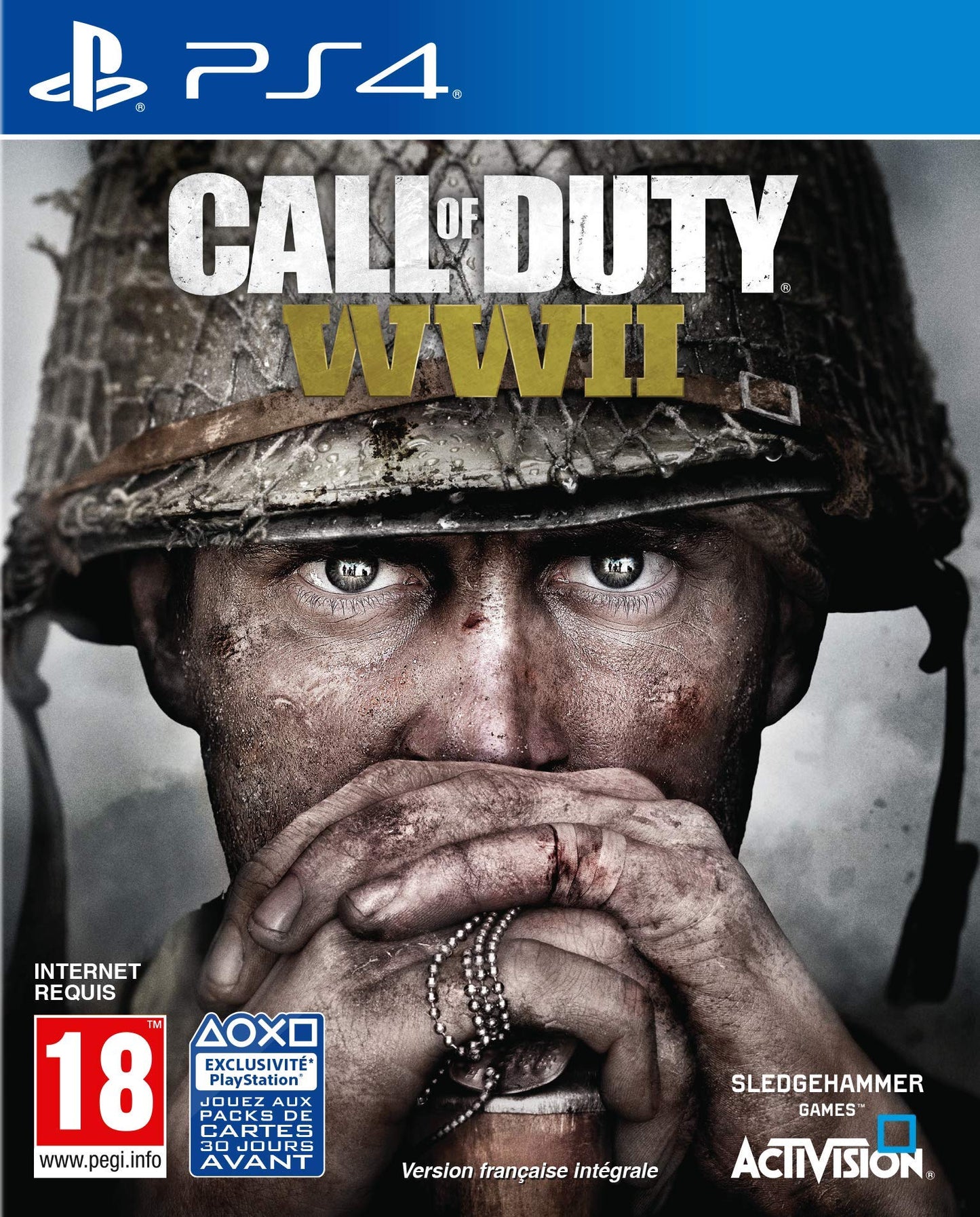 Call of Duty WWII - PS4 Game Disc / World War 2 / WW2