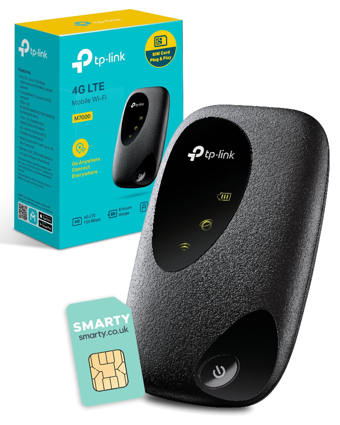 TP Link 4G LTE Mobile WiFi Hotspot SIM Card Router M7000 | M7100
