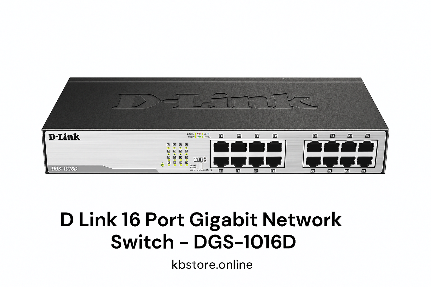 D Link 16 Port Gigabit Network Ethernet Switch - DGS-1016D