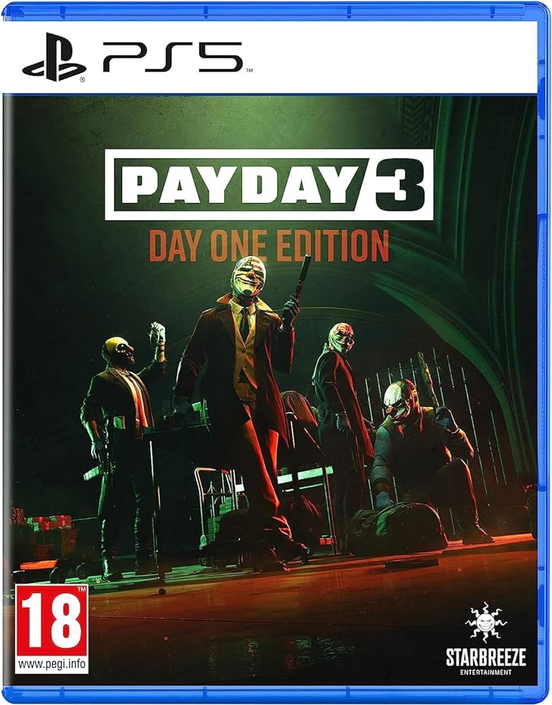 Pay Day 3 - Day one Edition PS5 - PS5 Video Game Disc