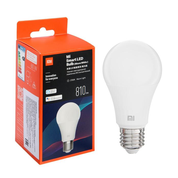 MI Smart LED Bulb - Warm White - 810LM - Fits Standard Holder