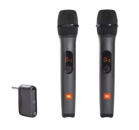 JBL 2 in 1 HARMAN ORIGINAL WIRELESS MICROPHONE SET FOR PARTY BOX SPEAKERS