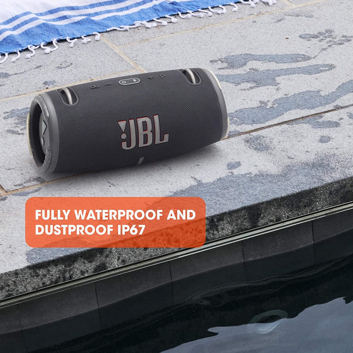 JBL Xtreme 3 Portable Bluetooth Speaker - Black (Original JBL)