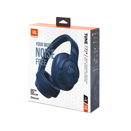 JBL Tune 770NC Adaptive Noise Cancelling Wireless Headset Black