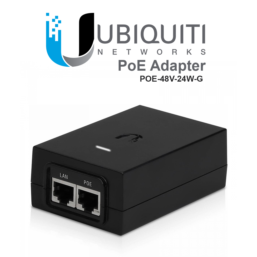 Ubiquiti 48V PoE Adapter / Power over Ethernet - U-POE-AT