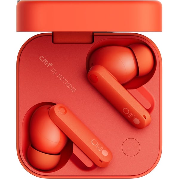 Nothing CMF Buds 2 ANC Wireless Earbuds - Orange (B179)
Red wireless earbuds in a matching case on a white background