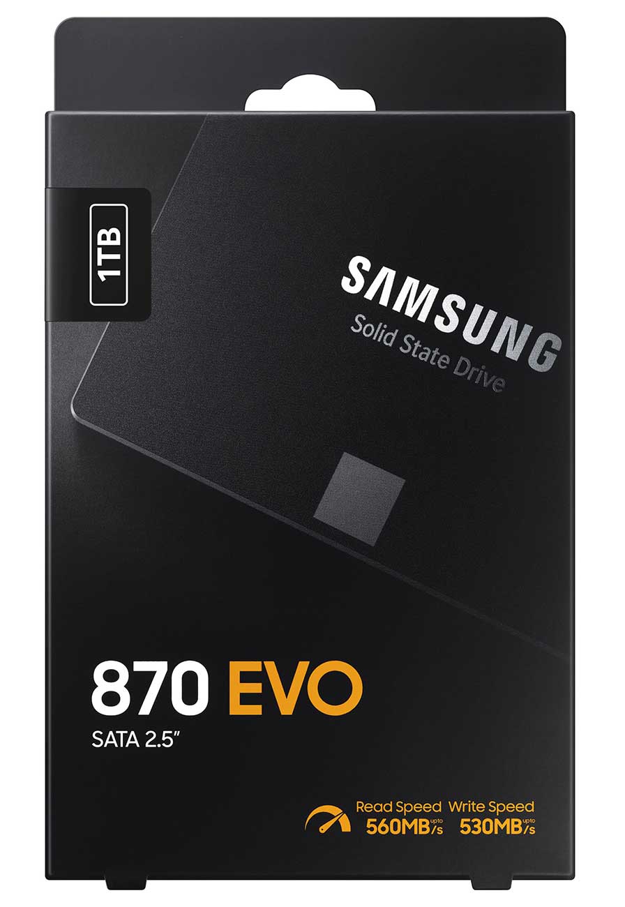 Samsung EVO 870 1TB 2.5" SATA Internal SSD Storage