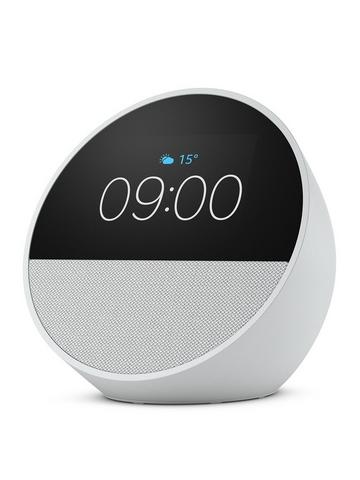 Amazon Echo Dot 5th Gen Voice Assistant Speaker with Clock (White)