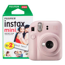 FujiFilm Instax Mini 12 Camera with 20 Sheet Film - Blossom Pink