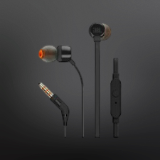 JBL Tune 290 | In-Ear AUX Wired Headset with Mic - Black