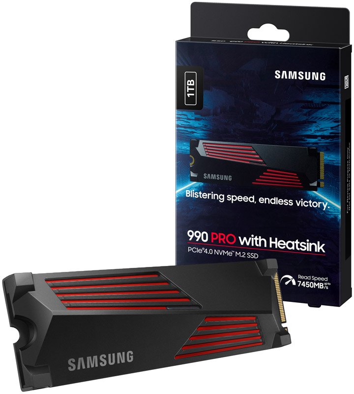Samsung 990 PRO 1TB PCIe 4.0 NVMe SSD / Internal Storage