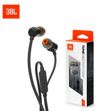 JBL Tune 110 | In-Ear AUX Wired Headset with Mic - Black