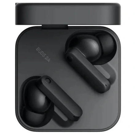 Nothing CMF Buds 2A ANC Wireless Earbuds - Dark Grey (B185)
Black wireless earbuds in a charging case on a white background