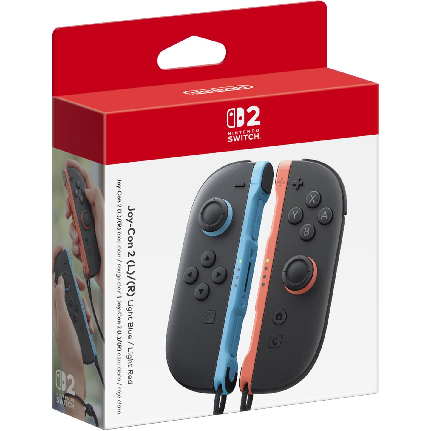 Nintendo Joy-Con 2 Left-Right Pair (Light Blue / Light Red)