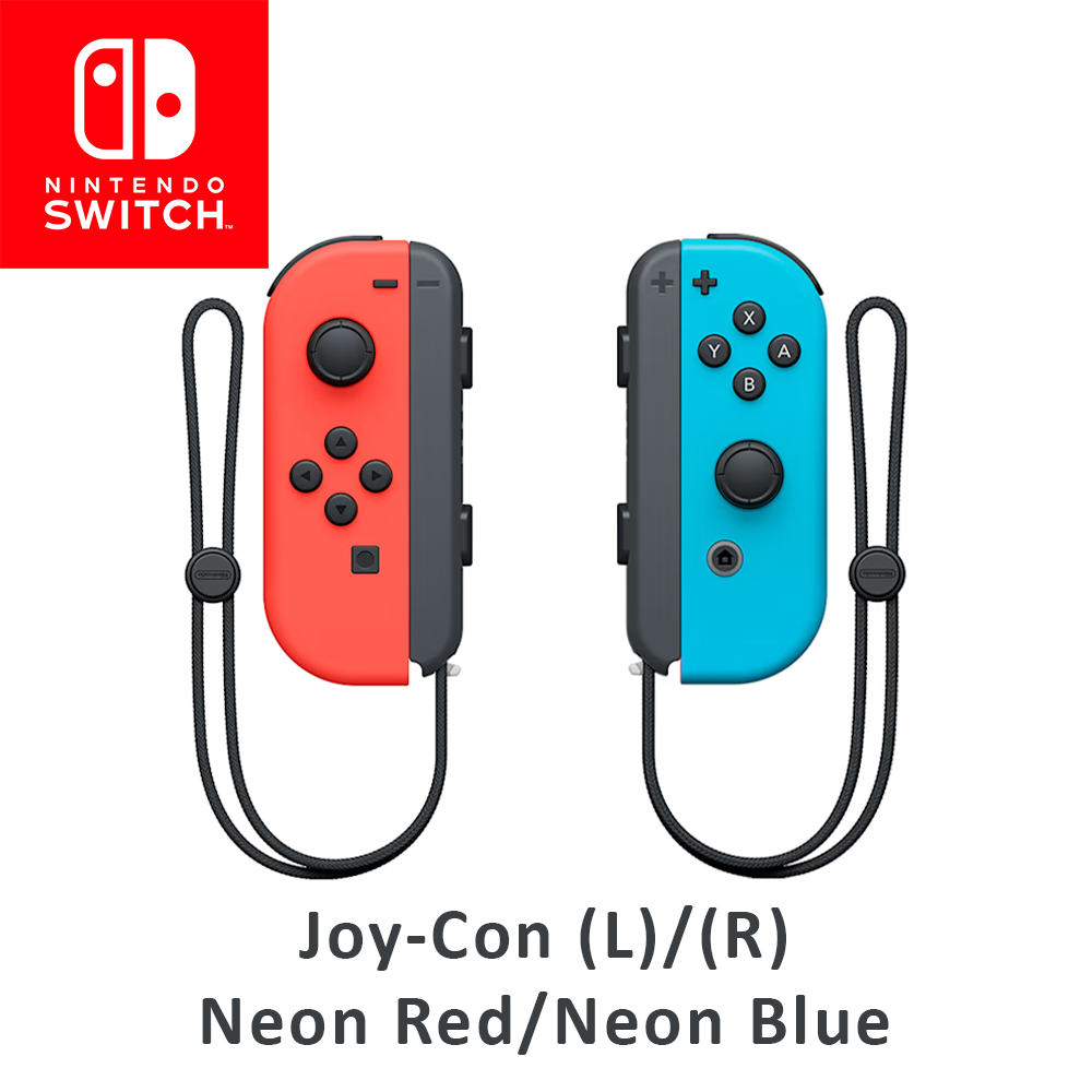 Nintendo Joy-Con Left-Right Pair Controller (Neon Red / Blue)