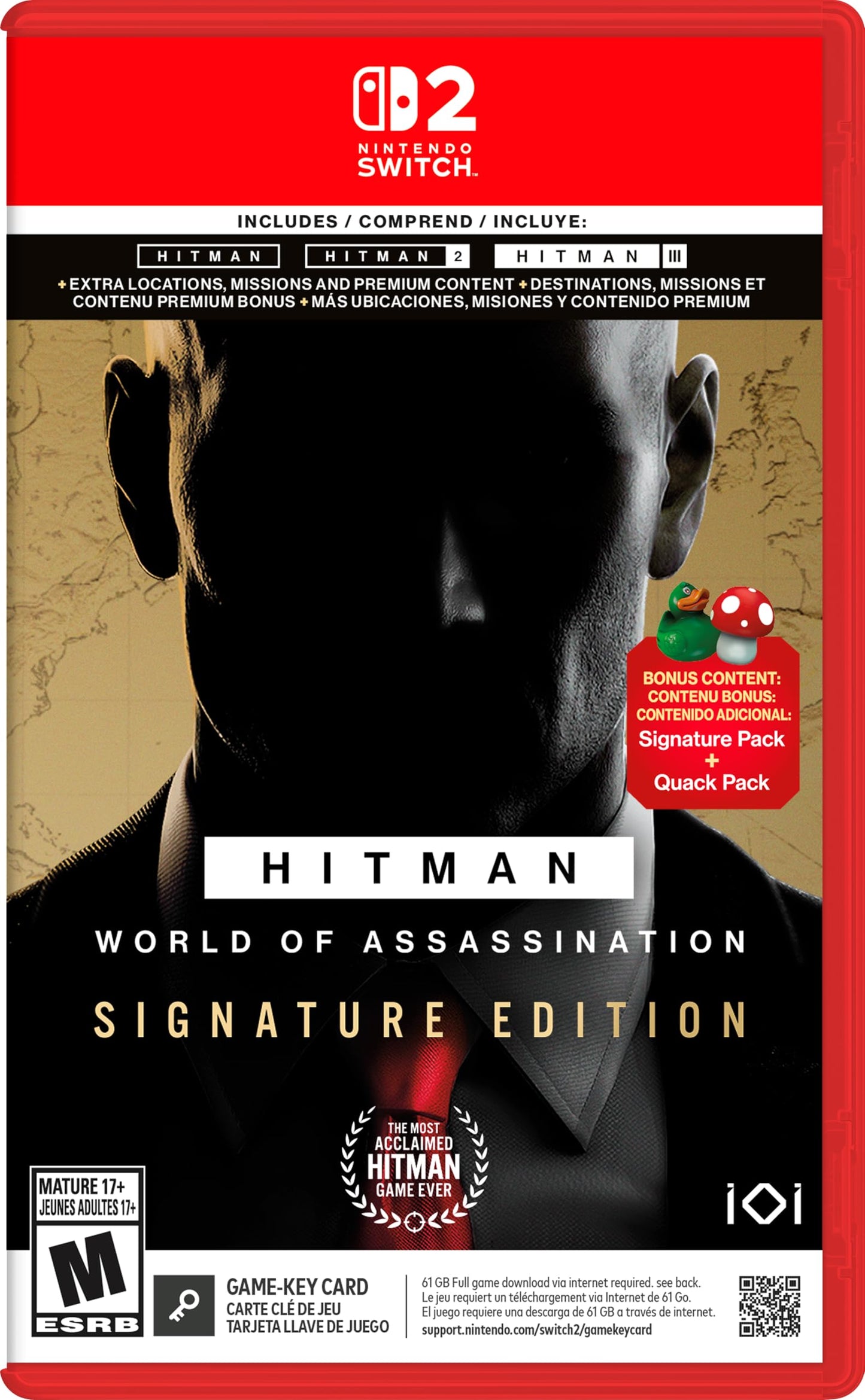 Hitman World of Assasination Signature Edition - Nintendo Switch 2 Game