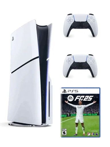 Sony PlayStation 5 Slim Disc 1TB & EA FC 25 - Disc Edition PS5