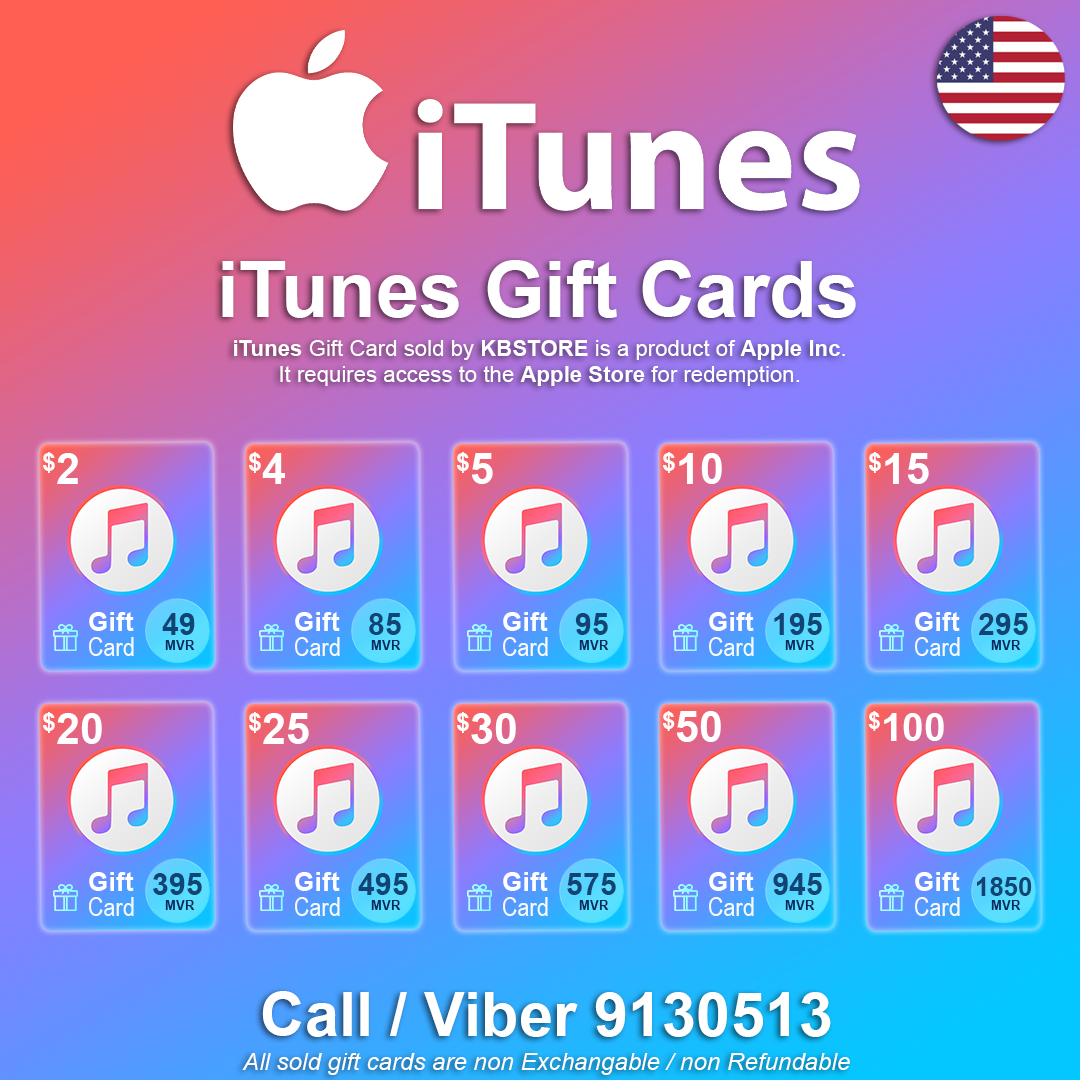 Apple iTunes 50$ Gift Card