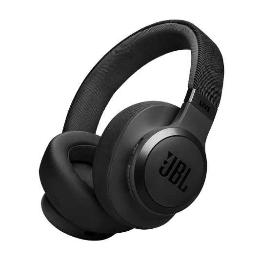 JBL Live 770NC Noise Canceling Wireless On-Ear Headphones Black