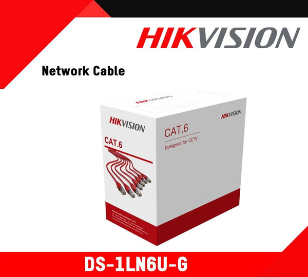 Hikvision CAT 6 Network Cable 305M Roll - DS-1LN6U-G
