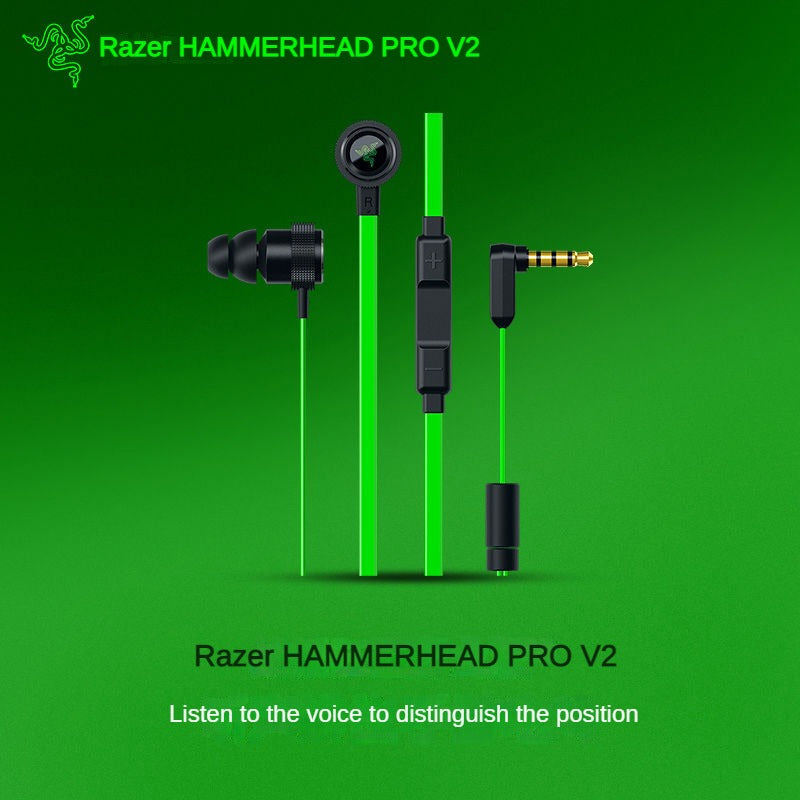 Razer Hammerhead Pro V2 Wired Gaming Earbuds / Headset