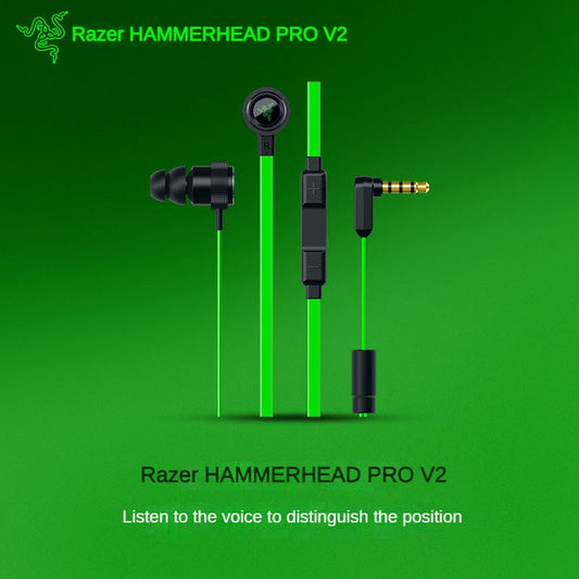 Razer Hammerhead Pro V2 Wired Gaming Earbuds / Headset