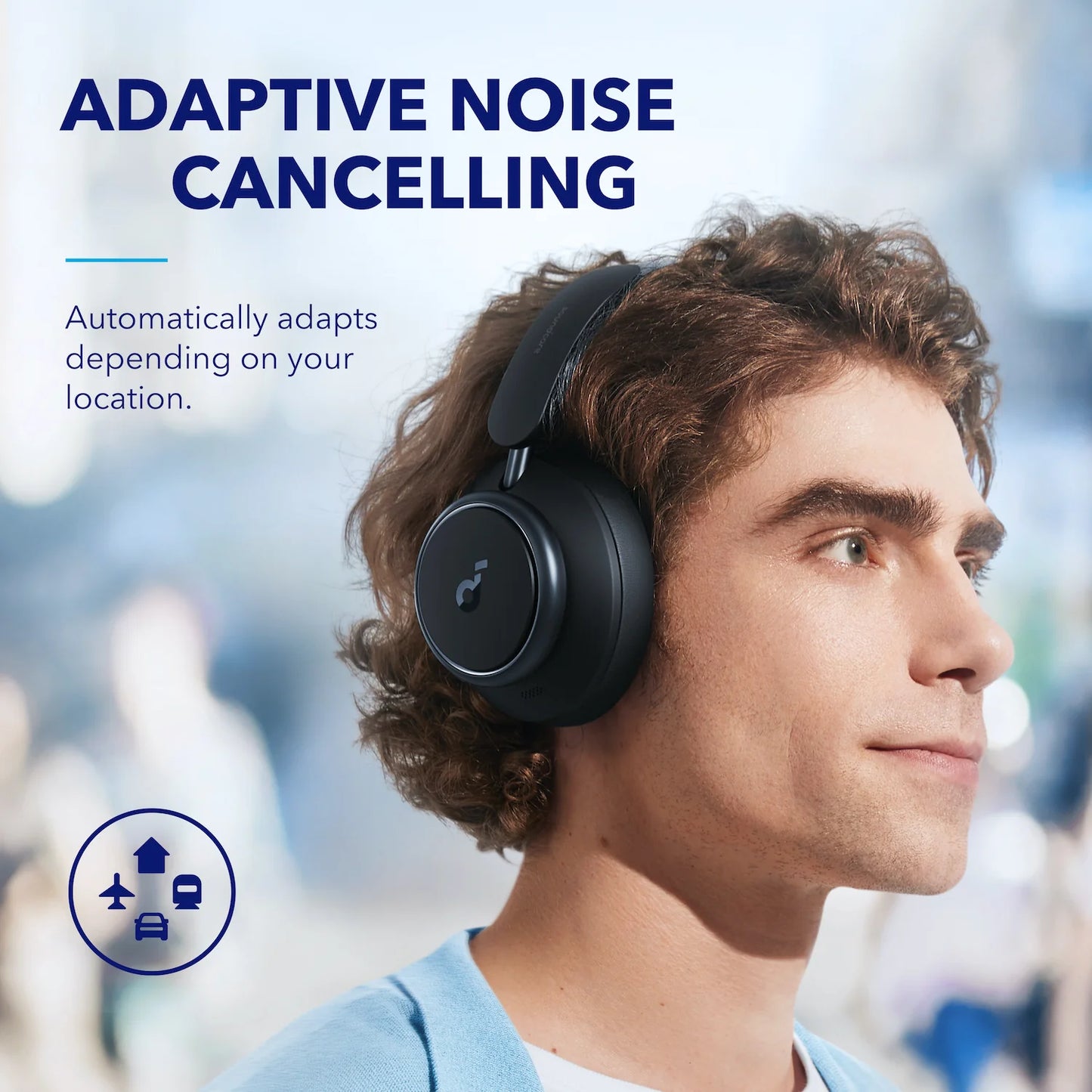 Anker Soundcore Space Q45 Noise Cancelling Headphones - Black