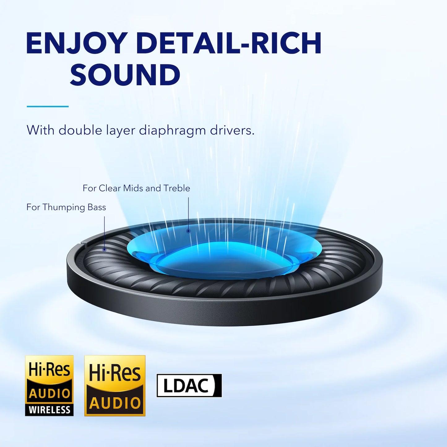 Anker Soundcore Space Q45 Noise Cancelling Headphones - Black