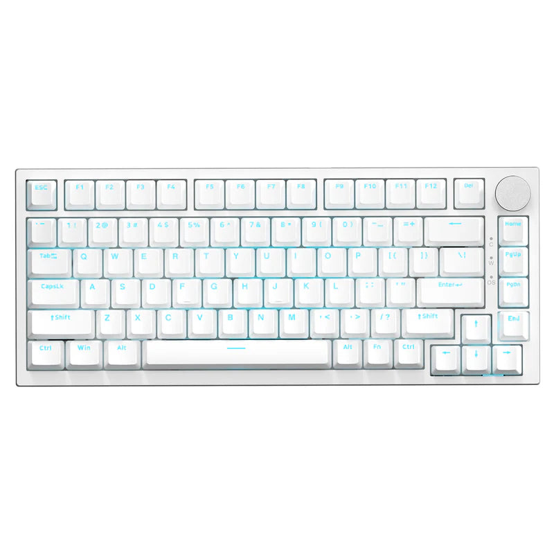 Keyboard with white keys ATTACK SHARK x AJAZZ AK820 | KB Store Online Maldives