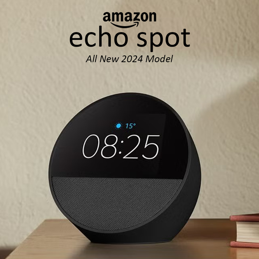 Amazon Echo Spot Smart Home Speaker with Clock - Black
