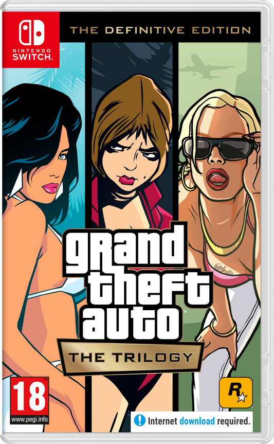 Grand Theft Auto: The Trilogy - Nintendo Switch GTA Video Game