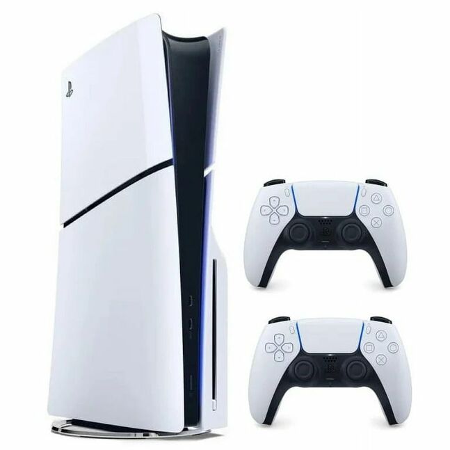 Sony PlayStation 5 Slim 1TB & 2 Joystick - Disc Edition PS5 Disk