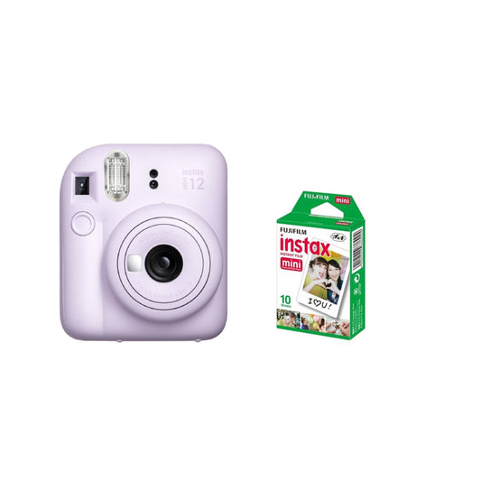 FujiFilm Instax Mini 12 Camera with 10 Sheet Film - Lilac Purple