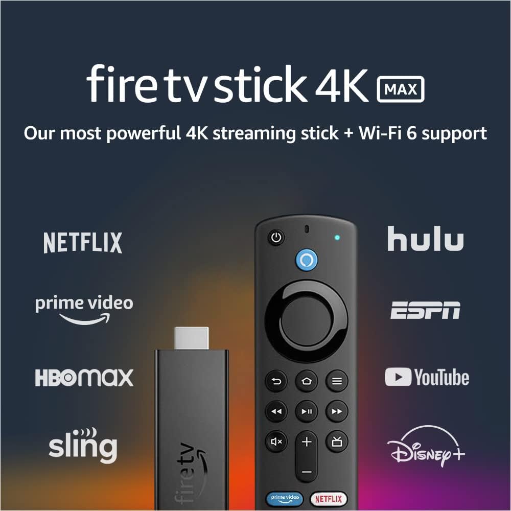 Amazon Fire TV Stick 4K Max / Entertainment Streaming TV Stick
