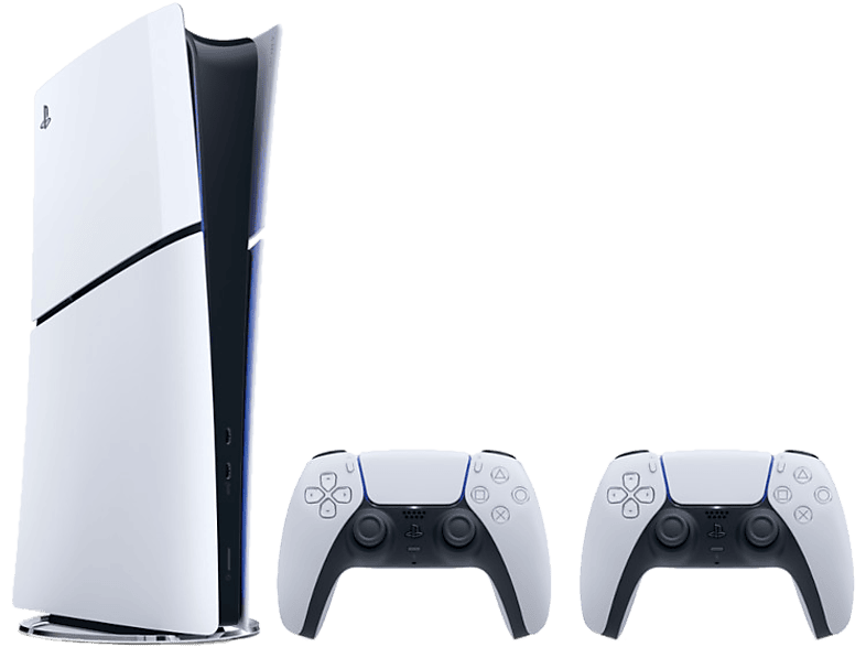 Sony PlayStation 5 Slim 1TB & 2 Joystick - Digital Edition PS5