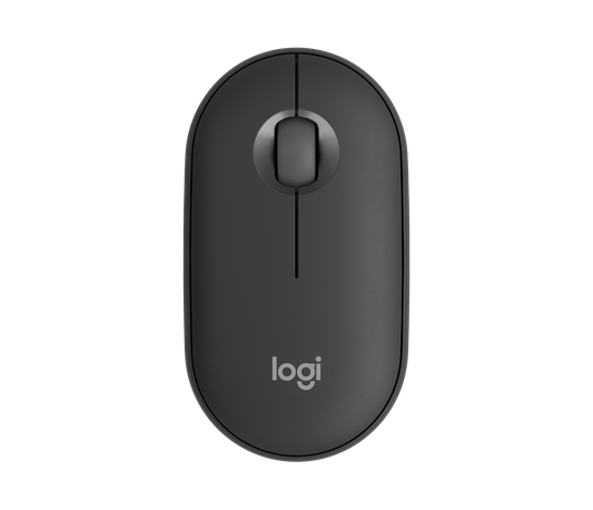 Logitech M350S Pebble Mouse 2 Wireless Mouse - Tonal Graphite