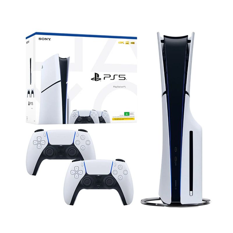 Sony PlayStation 5 Slim 1TB & 2 Joystick - Disc Edition PS5 Disk