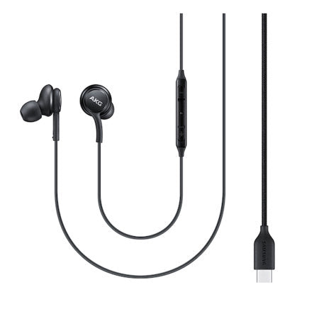 Samsung AKG USB C Wired Earphones with Mic - Black